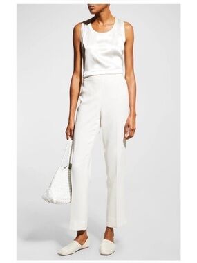 Lafayette 148 New York Bleecker White Off Pants‎ Size 4